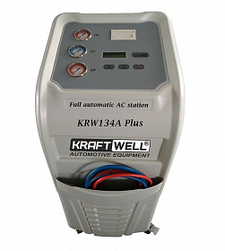 На сайте Трейдимпорт можно недорого купить Станция для заправки автомобильных кондиционеров KraftWell KRW134A Plus. 