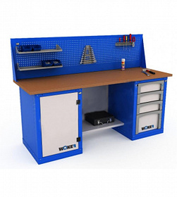 На сайте Трейдимпорт можно недорого купить Верстак WOKER WB 2000.124. 