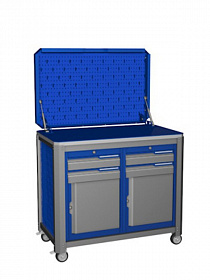 На сайте Трейдимпорт можно недорого купить Верстак мобильный двухтумбовый MECHANIC-М12.22M Верстакофф. 